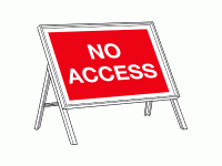 No access sign 