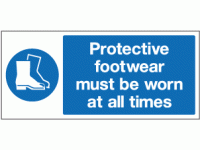Protective footwear must be worn at a...