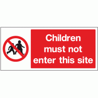 Children must not enter this site