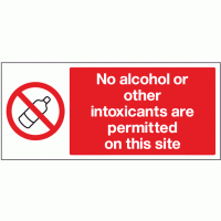 No alcohol intoxicants are permitted on this site