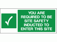 You are required to be site safety in...