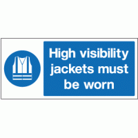 High visibility jackets must be worn 
