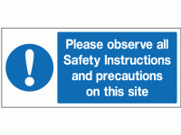 Please observe all safety instruction...