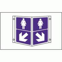 Female toilets Projecting Sign