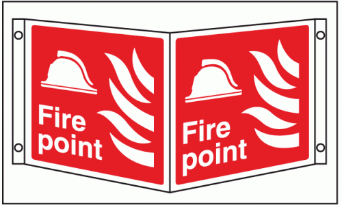 Fire point Projecting sign