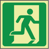 Photoluminescent Exit right symbol