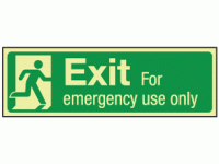 Photoluminescent Exit for emergency u...