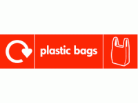 plastic bags recycle & icon 