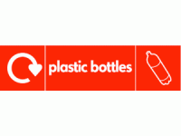 plastic bottles recycle & icon 