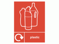 Plastics Recycling Sign