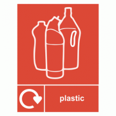 Plastics Recycling Sign