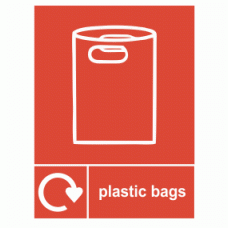 Plastic Bags Recycling Sign