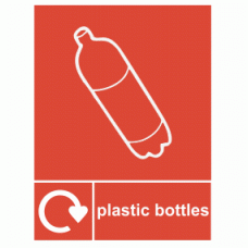 Plastic Bottles Recycling Sign