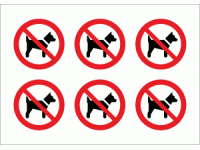 Prohibition No Dogs 6 Up