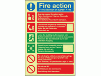 Fire action if you discover or suspec...