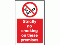 Strictly no smoking on these premises...