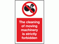 The cleaning of moving machinery is s...
