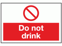 Do not drink