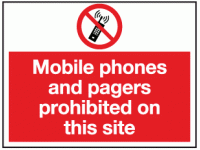 Mobile phones and pagers prohibited o...