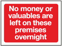 No money or valuables are left on the...