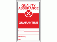Quality assurance quarantine