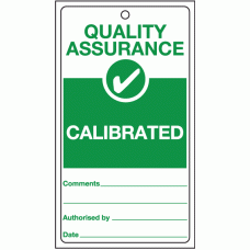 Quality assurance calibrated