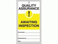 Quality assurance awaiting inspection...