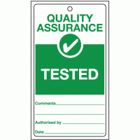 Quality assurance tested