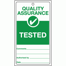 Quality assurance tested