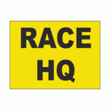 Race HQ Sign