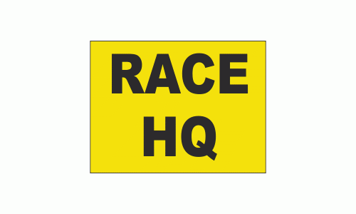 Race HQ Sign