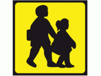 School Bus Reflective Sign