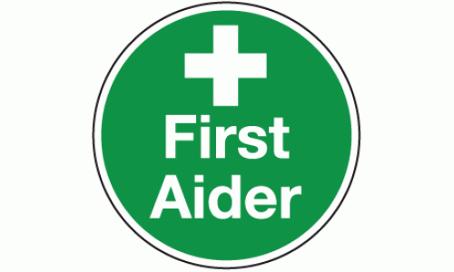 First aider Stickers (5 per pack)