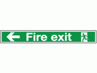 Fire exit arrow left