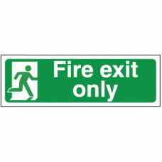 Fire exit only 