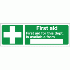 First aid first aid for this department is available from