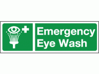 Emergency eyewash sign