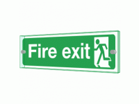 Fire Exit Sign - Clearview Printed on...