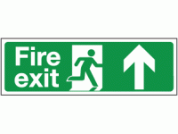 Fire exit ahead double sided hanging ...