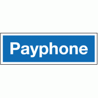 Payphone sign