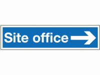 Site office right sign