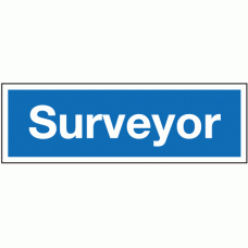 Surveyor sign