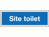 Site toilet sign