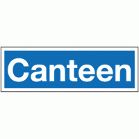 Canteen sign