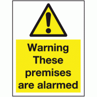 rigid CT019 sticker Security Sign A WARNING CCTV CAMERAS IN OPERATION 