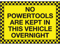No powertools are kept in this vehicl...