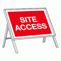 Site access sign