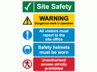 Site Safety Dangerous Work In Operati...