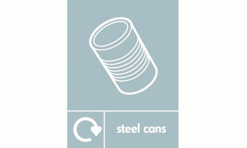 steel cans recycle & icon 