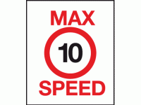 Max speed 10 mph